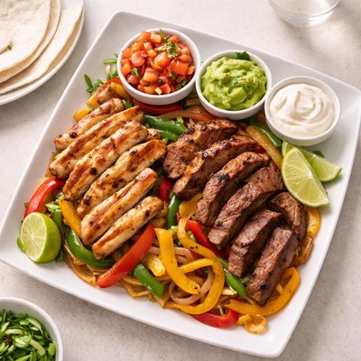 Sizzling fajitas