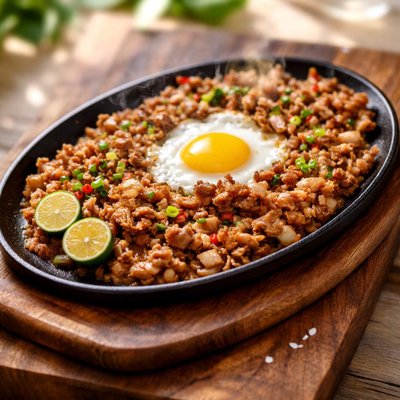 Sizzling sisig