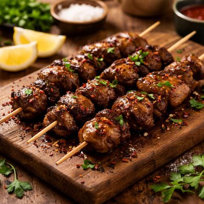 烤鸡肝串