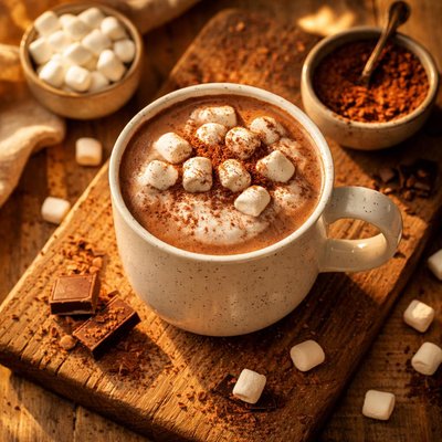 Skim hot chocolate