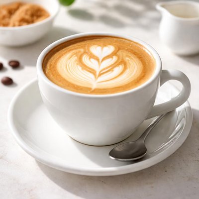 Skim milk cappuccino