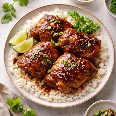 Skinless boneless chicken adobo thighs