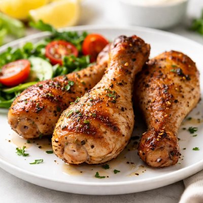 Skinless chicken drumstick