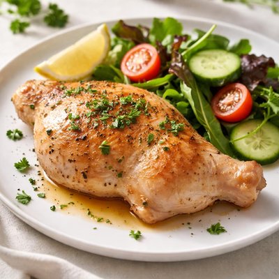 Skinless chicken leg