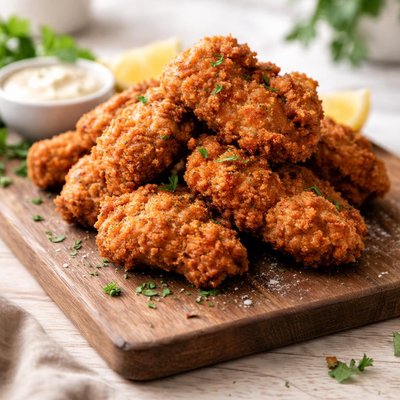 Skinless fried chicken