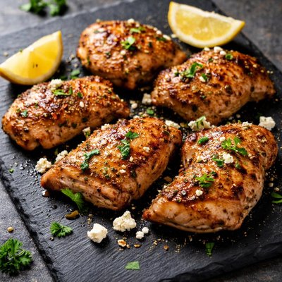 Skinless greek chicken thighs