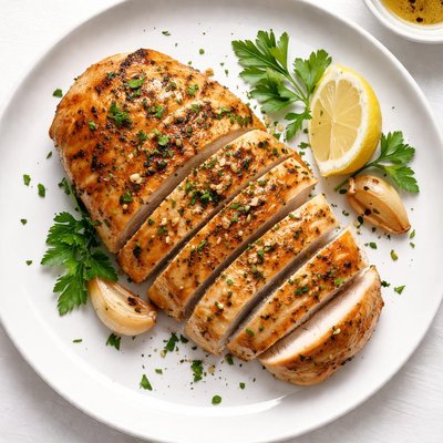 Жареная куриная грудка без кожи