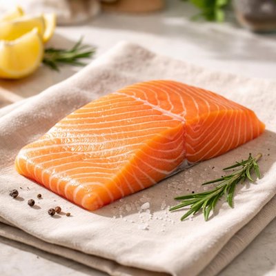 Skinless salmon filet