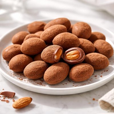 Skinny dipped almonds
