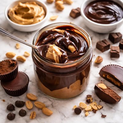 Skinny dipped dark chocolate peanut butter