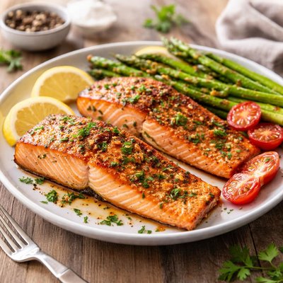 空气炸锅三文鱼