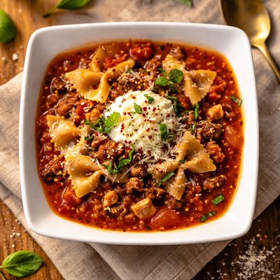 Skinny taste lasagna soup
