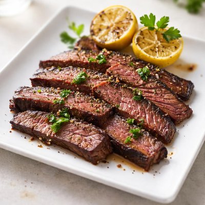 Skirt steak strips