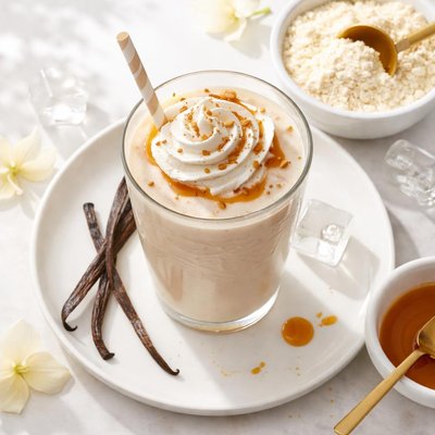 Slate french vanilla protein shake