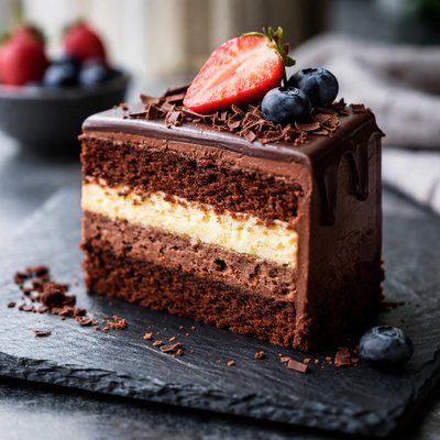 Slice cake