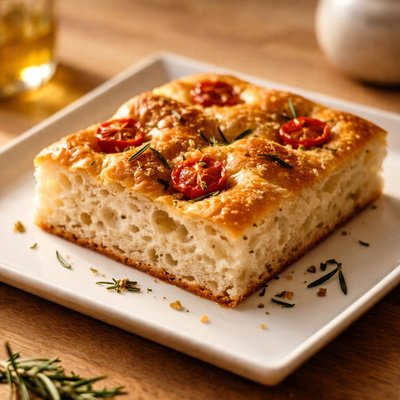 Slice focaccia