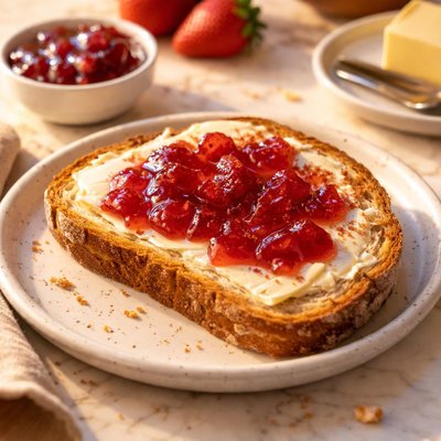 果酱面包片