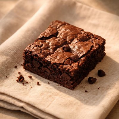 Slice of brownie