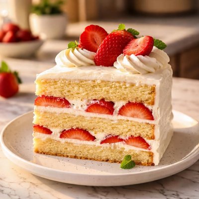 草莓奶油蛋糕