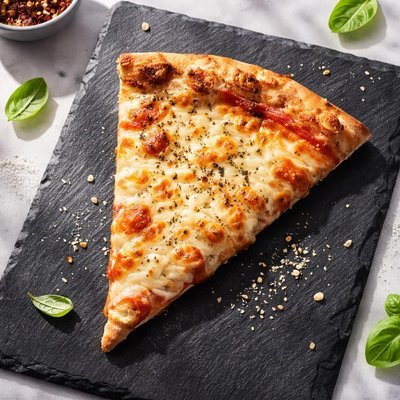 Slice of chees pizza