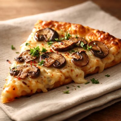 奶酪蘑菇比萨