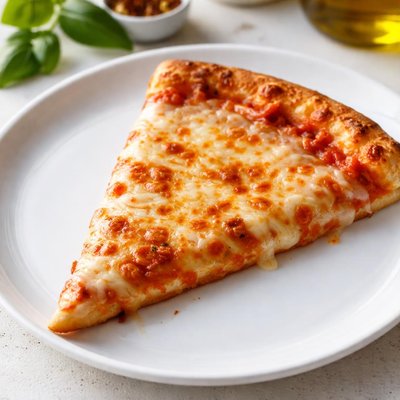 Slice of cheese pizza