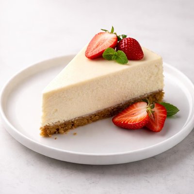 Slice of cheesecake