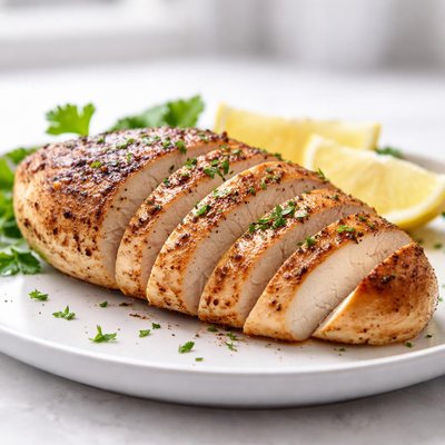 Slice of chicken brest