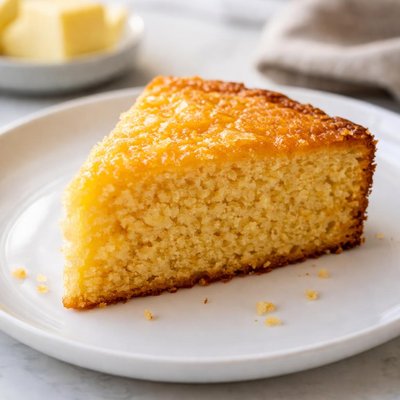 Slice of cornbread