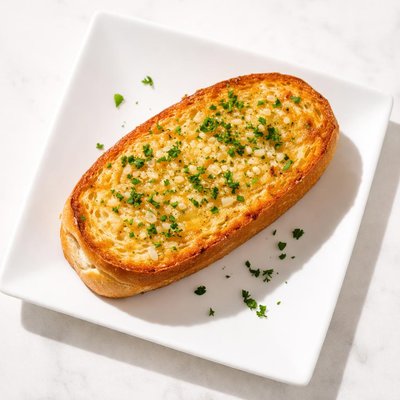 Slice of garlic bread