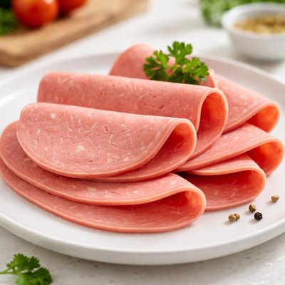 Slice of luncheon meat