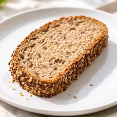 Slice of multigrain bread