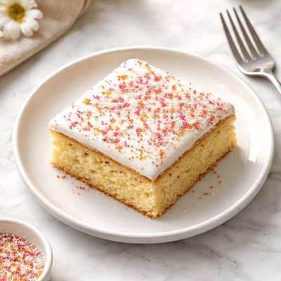 Slice of school cake