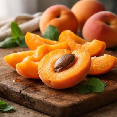Sliced apricot