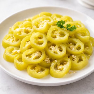 Sliced banana peppers