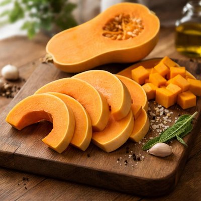 Sliced butternut squash