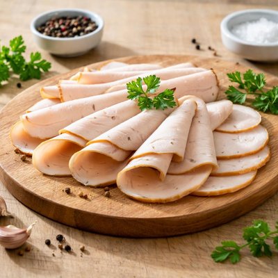 Sliced chicken cold cuts