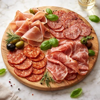 Sliced cured meats