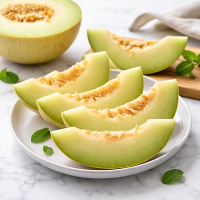 Sliced honeydew