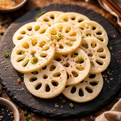 Sliced lotus root