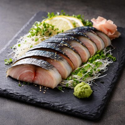 Sliced mackerel
