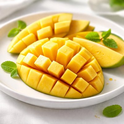 Sliced mango