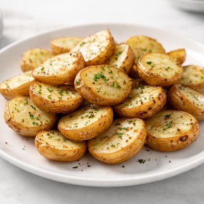 Sliced new potatoes