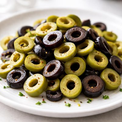 Sliced olives