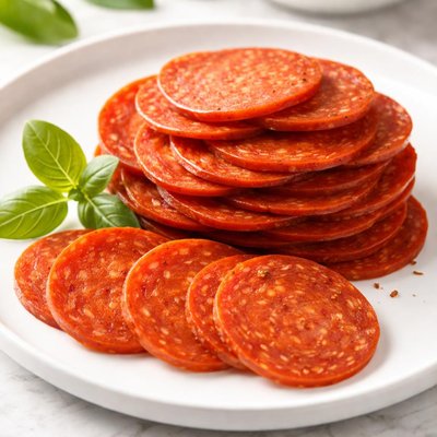 Sliced pepperoni