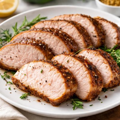Sliced pork