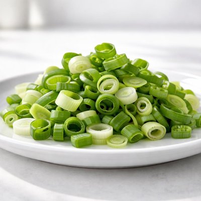 Sliced scallions