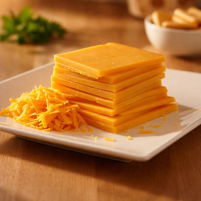 Sliced sged cheddar