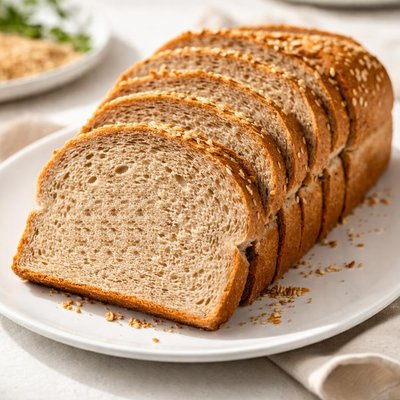 Sliced whole wheat bread