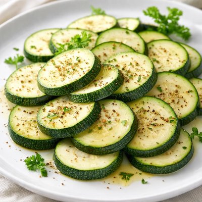 Sliced zucchini